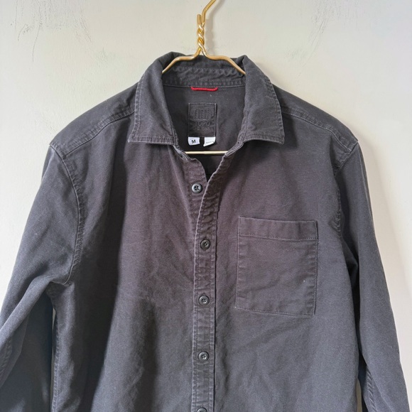 Topo Designs Desert Shirt Black Organic Cotton Button Down Men’s M - Picture 4 of 8